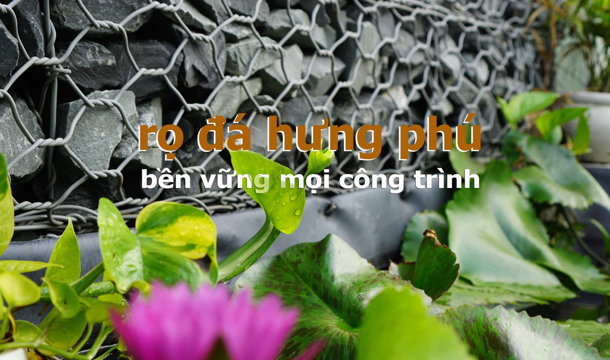 Rọ đá bọc nhựa PVC